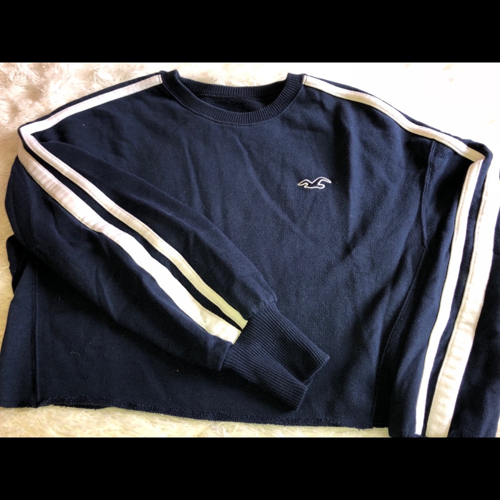 Hollister crewneck cropped sweatshirt
